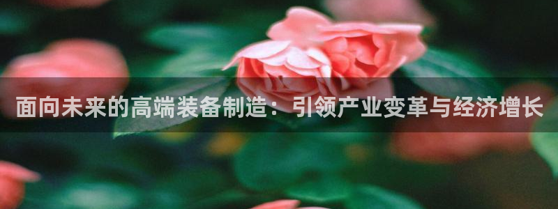 大发彩神官网下载：面向未来的高端装备制造：引领产业变革与经济增长
