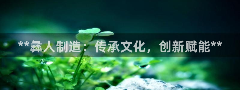 v大发彩神8iii：**彝人制造：传承文化，创新赋能**