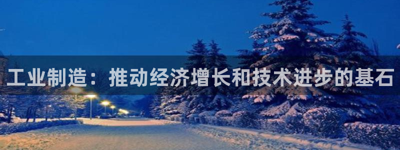 大发彩神官网下载：工业制造：推动经济增长和技术进步的基石