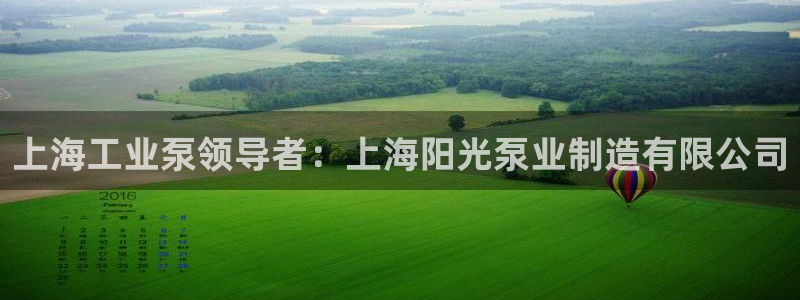彩神赢了钱登录不上去：上海工业泵领导者：上海阳光泵业制造有限公司