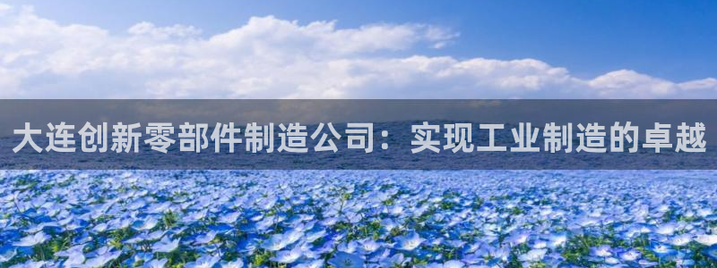 彩神v8是一个什么平台啊：大连创新零部件制造公司：实现工业制造的卓越