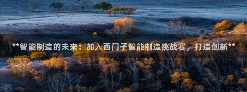彩神8彩平台：**智能制造的未来：加入西门子智能制造挑战赛，