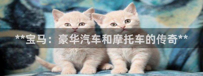 彩神vi争霸官网：**宝马：豪华汽车和摩托车的传奇**