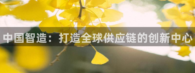 下载彩神乐发V1：中国智造：打造全球供应链的创新中心
