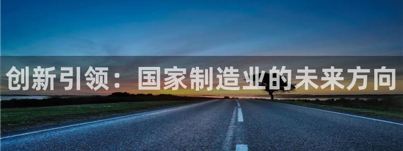 彩神赢的钱是哪里来的：创新引领：国家制造业的未来方向
