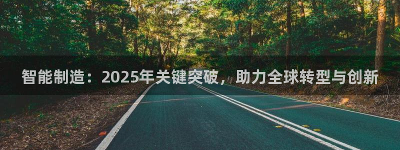 彩神v8客户端：智能制造：2025年关键突破，助力全球转型与创新