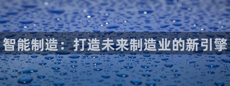 彩神vip购彩大厅下载：智能制造：打造未来制造业的新引擎