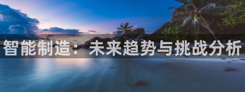彩神大发官网：智能制造：未来趋势与挑战分析